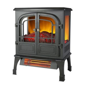 modern fast heating freestanding room space electric stove infrared heater fire place fireplace with remote control